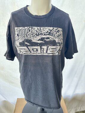 Drift Games 2018 Guam Men's Black Shirt Size XL Alstyle